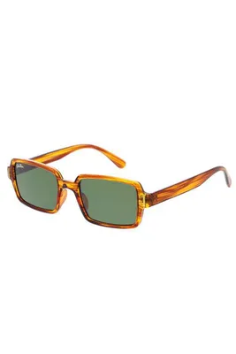 Cassie Tortoise Rectangular Sunglasses