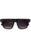 Rosy Black Wayfarer Studded Sunglasses