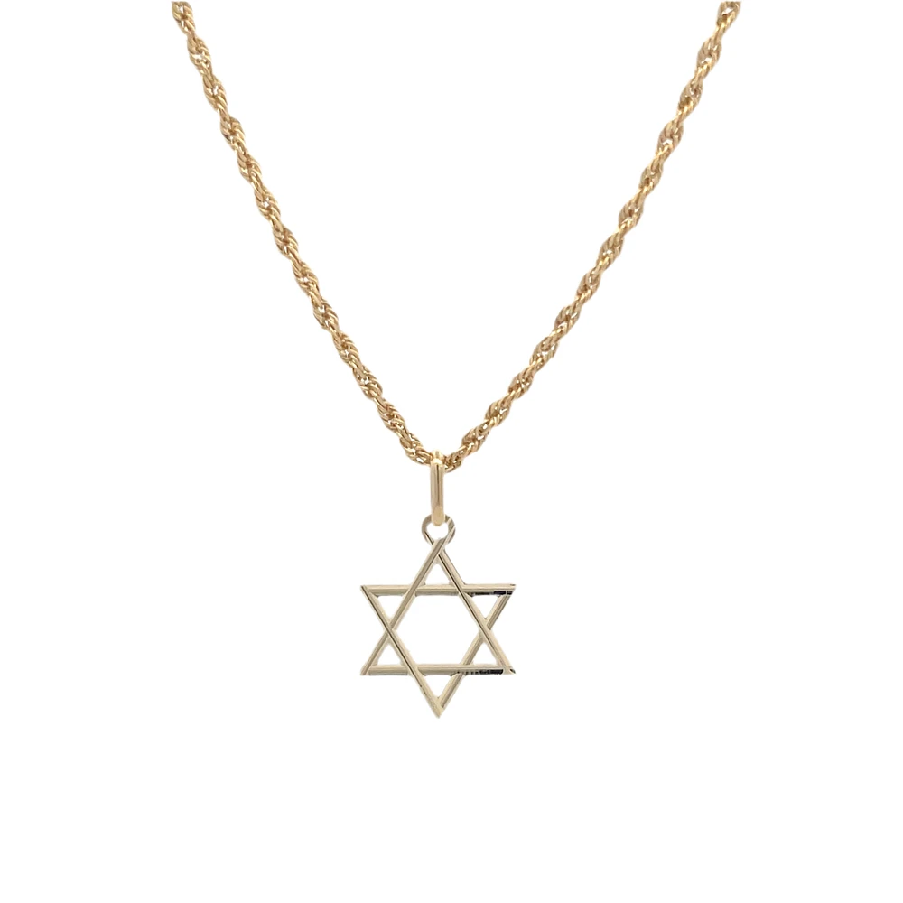 Star of David 18MM Pendant