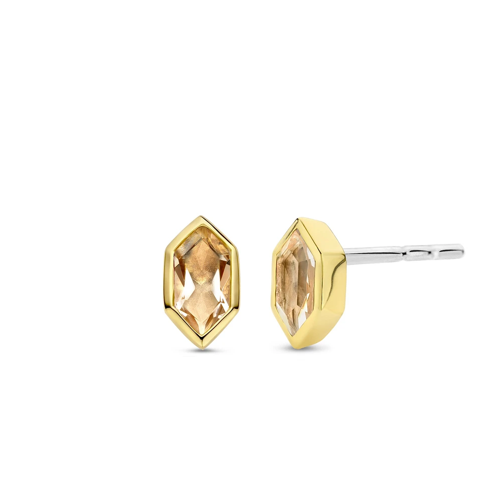 Celestial Peach Stud Earrings