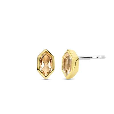 Celestial Peach Stud Earrings