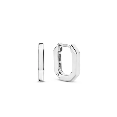 Reflexions Silver Huggie Earrings