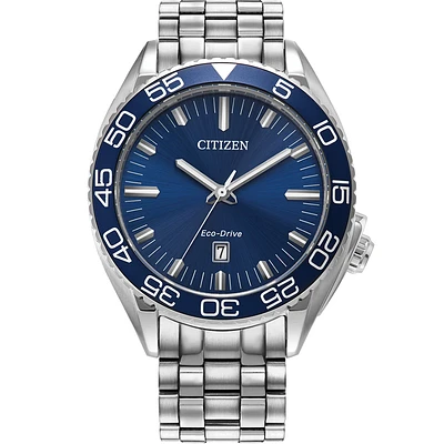 Carson 42MM Blue/Steel Watch