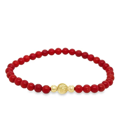 Angelito Coral Bead Bracelet