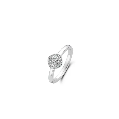 Pave Cushion Ring