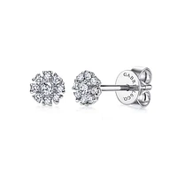 .11ct Diamond Flower Stud Earrings