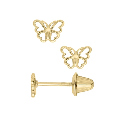 Open Butterfly Kids Stud Earrings