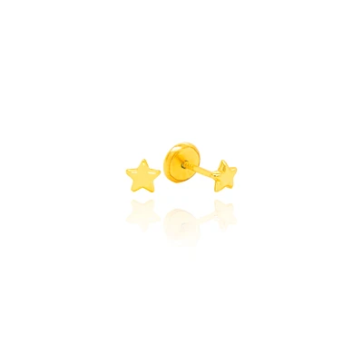 2MM Star Stud Earrings