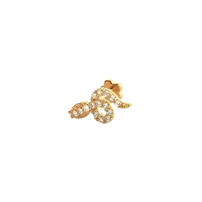 Snake Cartilage Single Earring