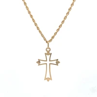 22MM Open Cross Pendant