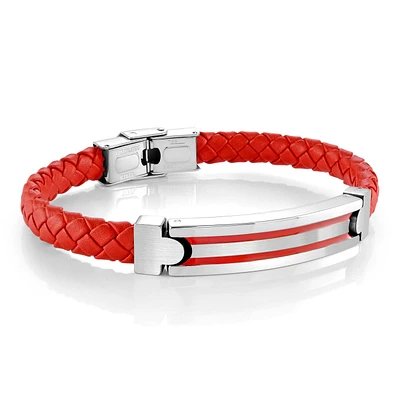 Red ID Line Bracelet
