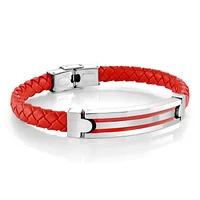 Red ID Line Bracelet