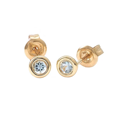 Birthstone Stud Earrings