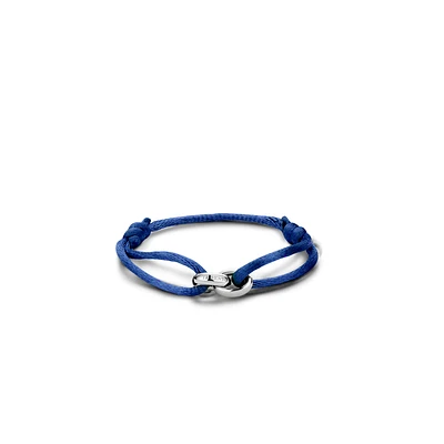 You and Me Linked Dark Blue Cord Bracelet