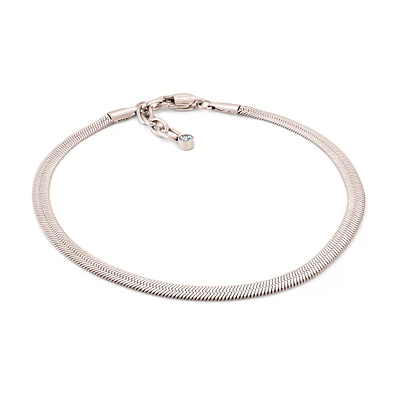 Rose Herringbone Bracelet