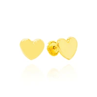 8MM Puffy Heart Earrings