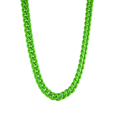Neon Candy 8MM Cuban Green Chain