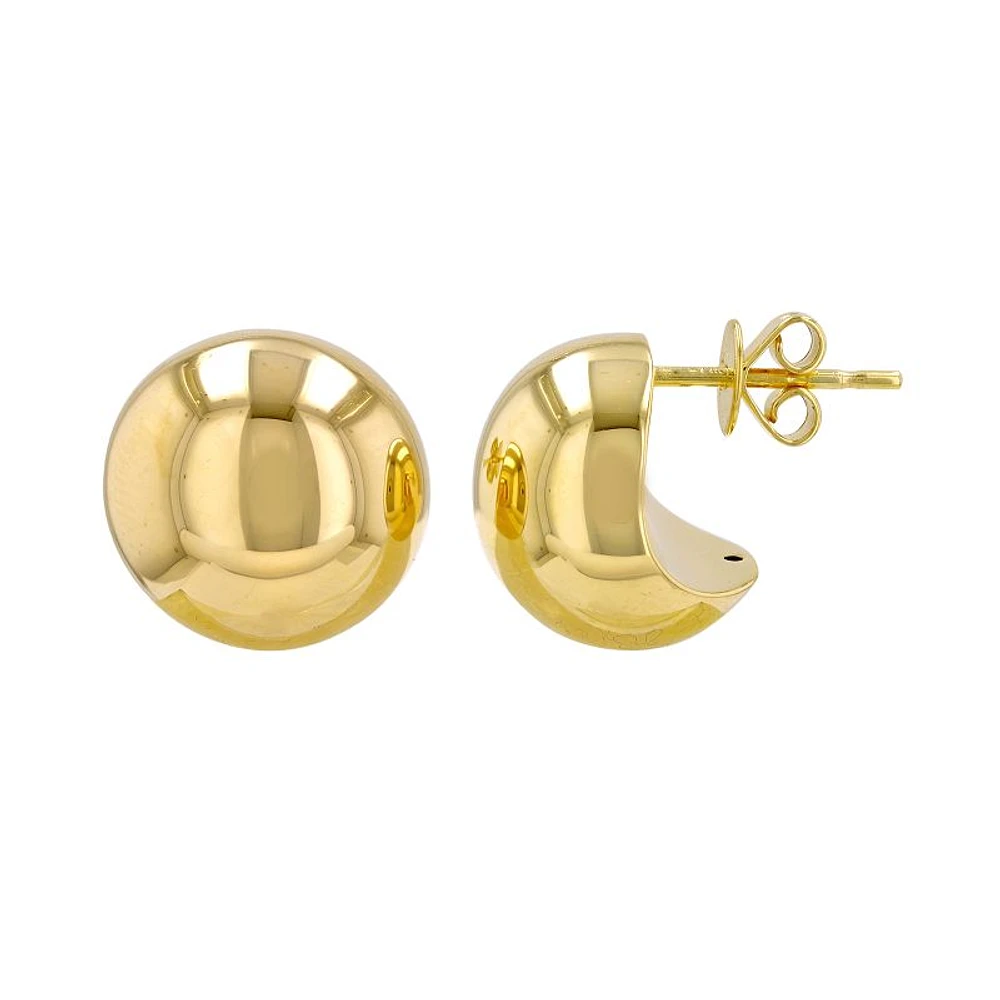 14MM Ball Stud Earrings