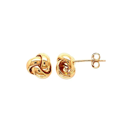 Love Knot 9MM Stud Earrings