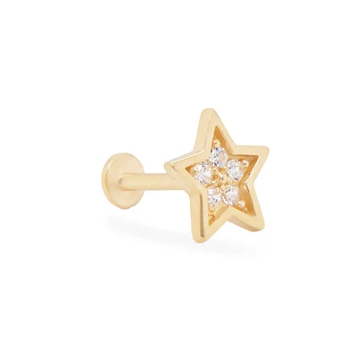 Star Cartilage Single Earring