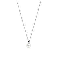 Cosmic Pearl Silver Necklace