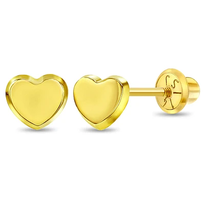 Classic Heart Kids Earrings