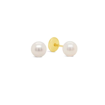 4MM Pearl Stud Earrings