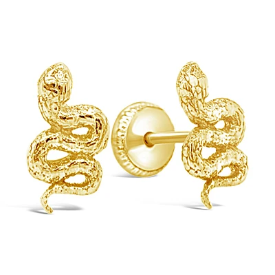 Snake Stud Earrings