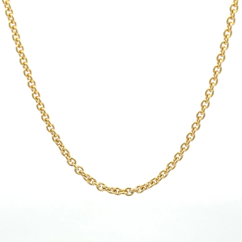 Oval 2.5MM Solid Chain