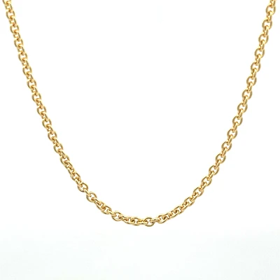 Oval 2.5MM Solid Chain