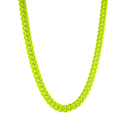 Neon Candy 8MM Cuban Yellow Chain