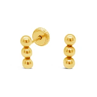 Dotted Line Stud Earrings