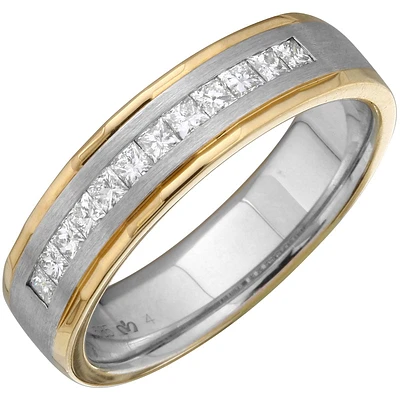 Twelve Princess Cut Diamond .49ct Ring