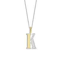 Initial Necklace Golden