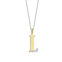 Initial Necklace Golden