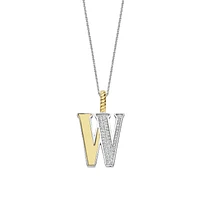 Initial Necklace Golden