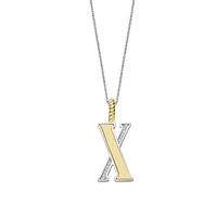 Initial Necklace Golden