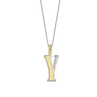 Initial Necklace Golden