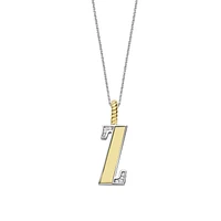 Initial Necklace Golden