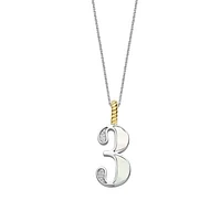 Number Necklace Mother Pearl