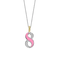 Number Necklace Pink