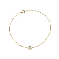 Birthstone Bracelet - Yellow Gold