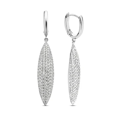 Long Oval Earrings