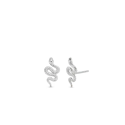 Enchanting Snake Stud Earrings