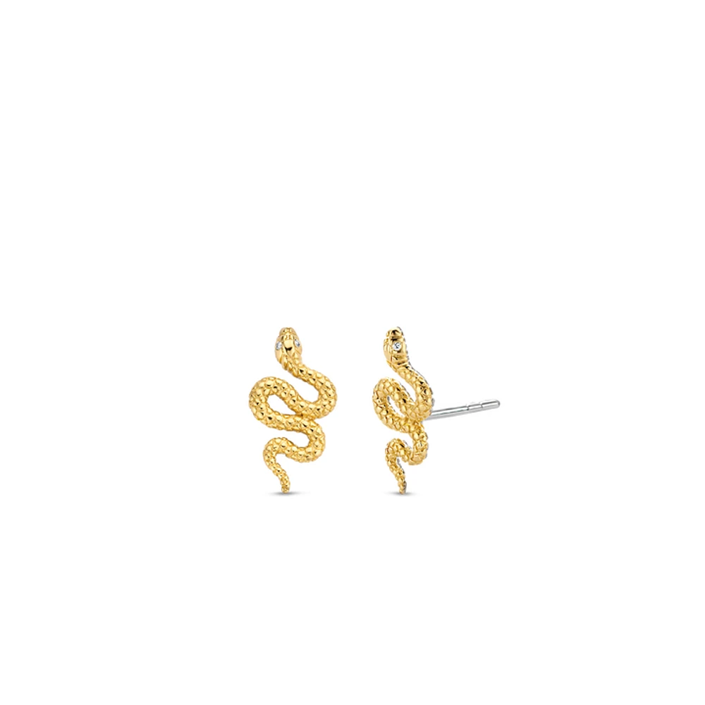 Enchanting Snake Stud Earrings