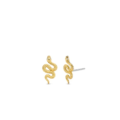 Enchanting Snake Stud Earrings
