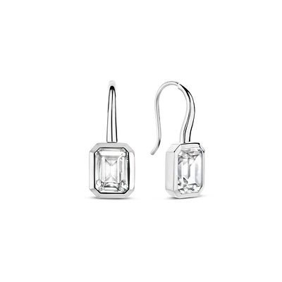 Clear Gem Earrings