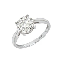 .51ct Diamond Round Illusion Ring