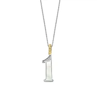 Number Necklace Mother Pearl