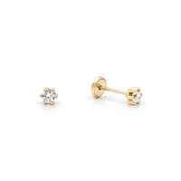 5MM Zirconia Stud Earrings